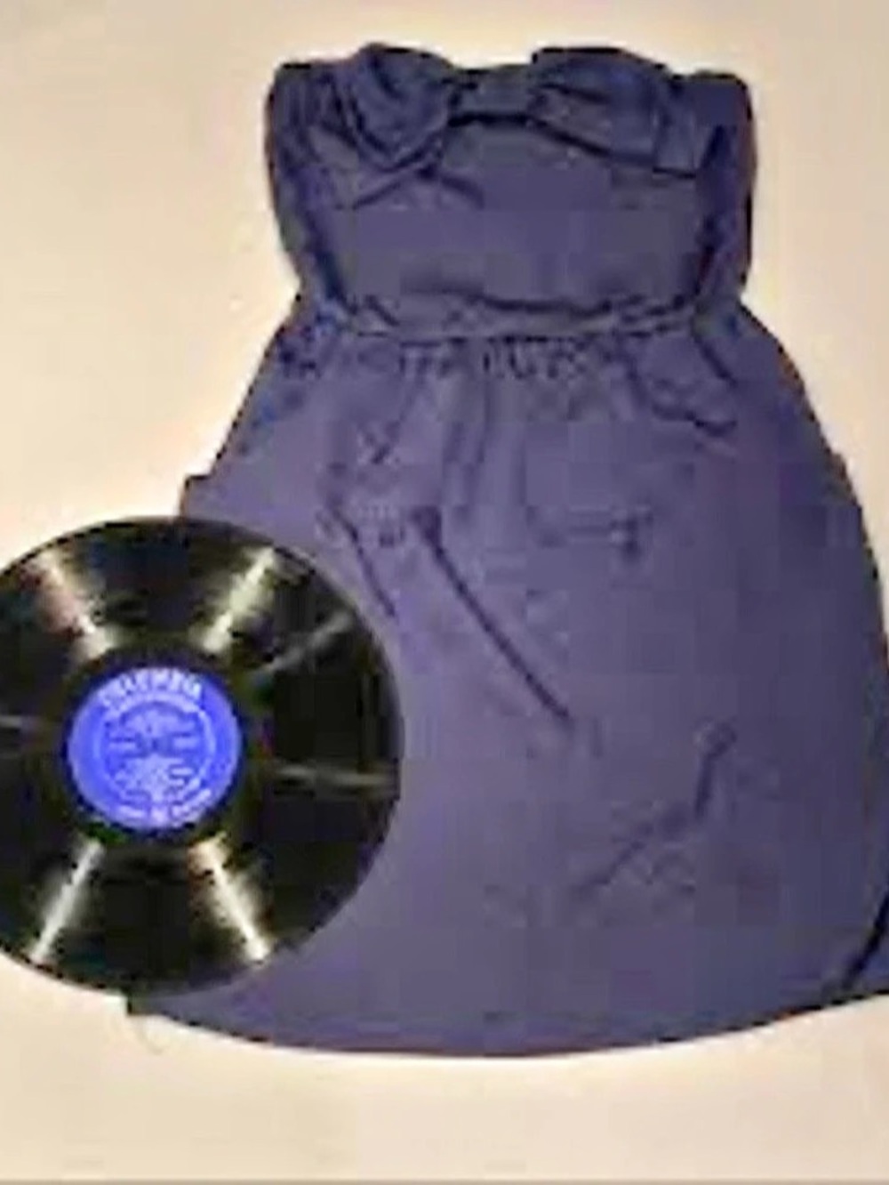Everly Navy Strapless Sweetheart Bow Mini Dress NWT Size Medium